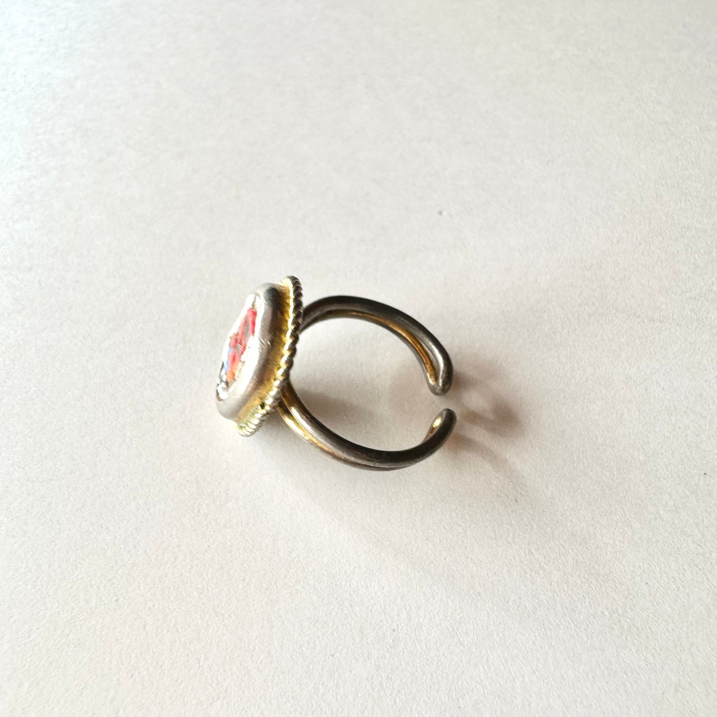 マイクロモザイク ヴィンテージリング