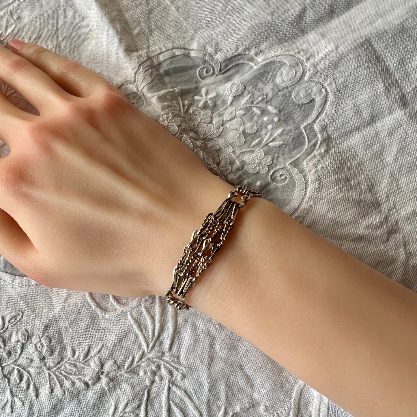 ロールドゴールド チェーンブレスレット