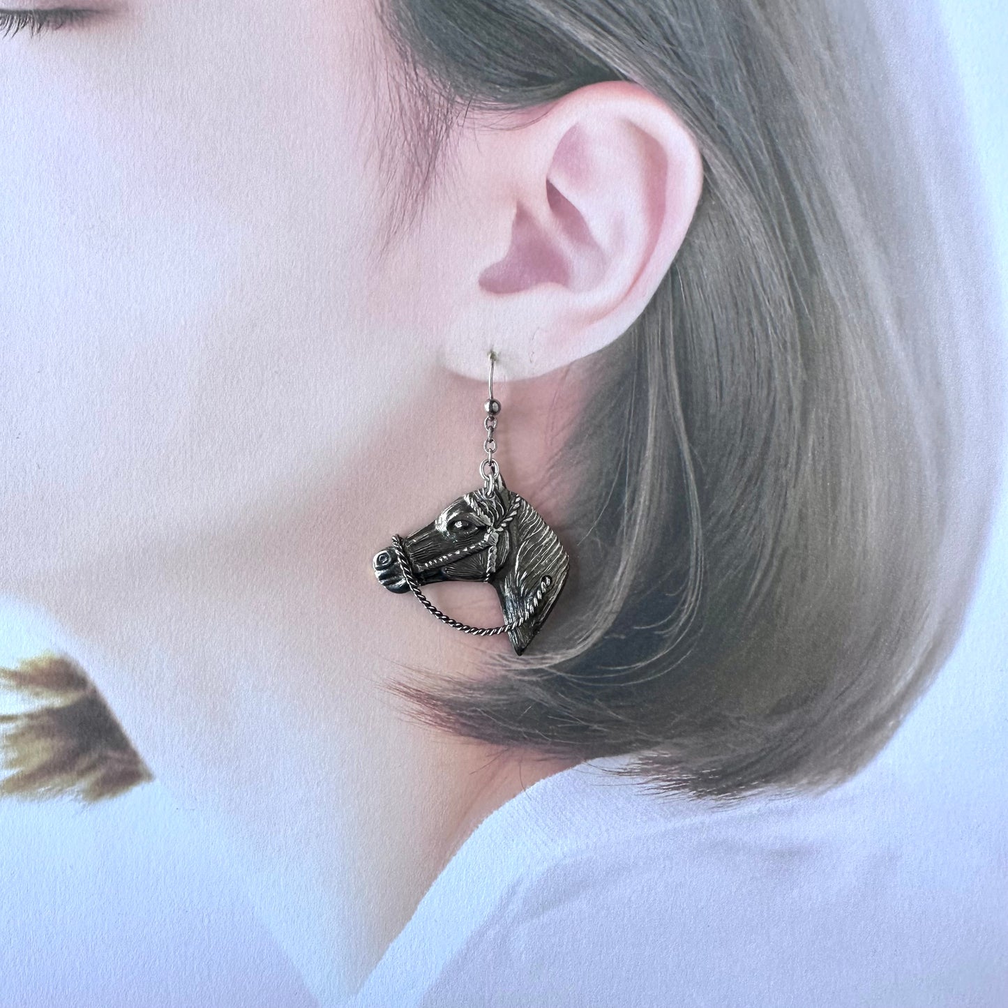 ホースヘッド ラージピアス