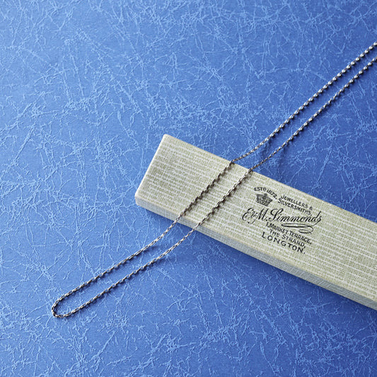 スターリングシルバー ロロリンク ヴィンテージチェーン ネックレス