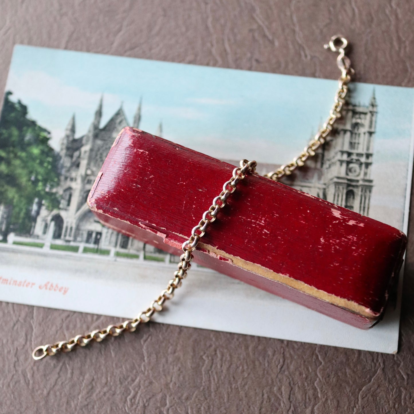 ヴィンテージ 9ctゴールド ベルチャーリンク ブレスレット 1990年