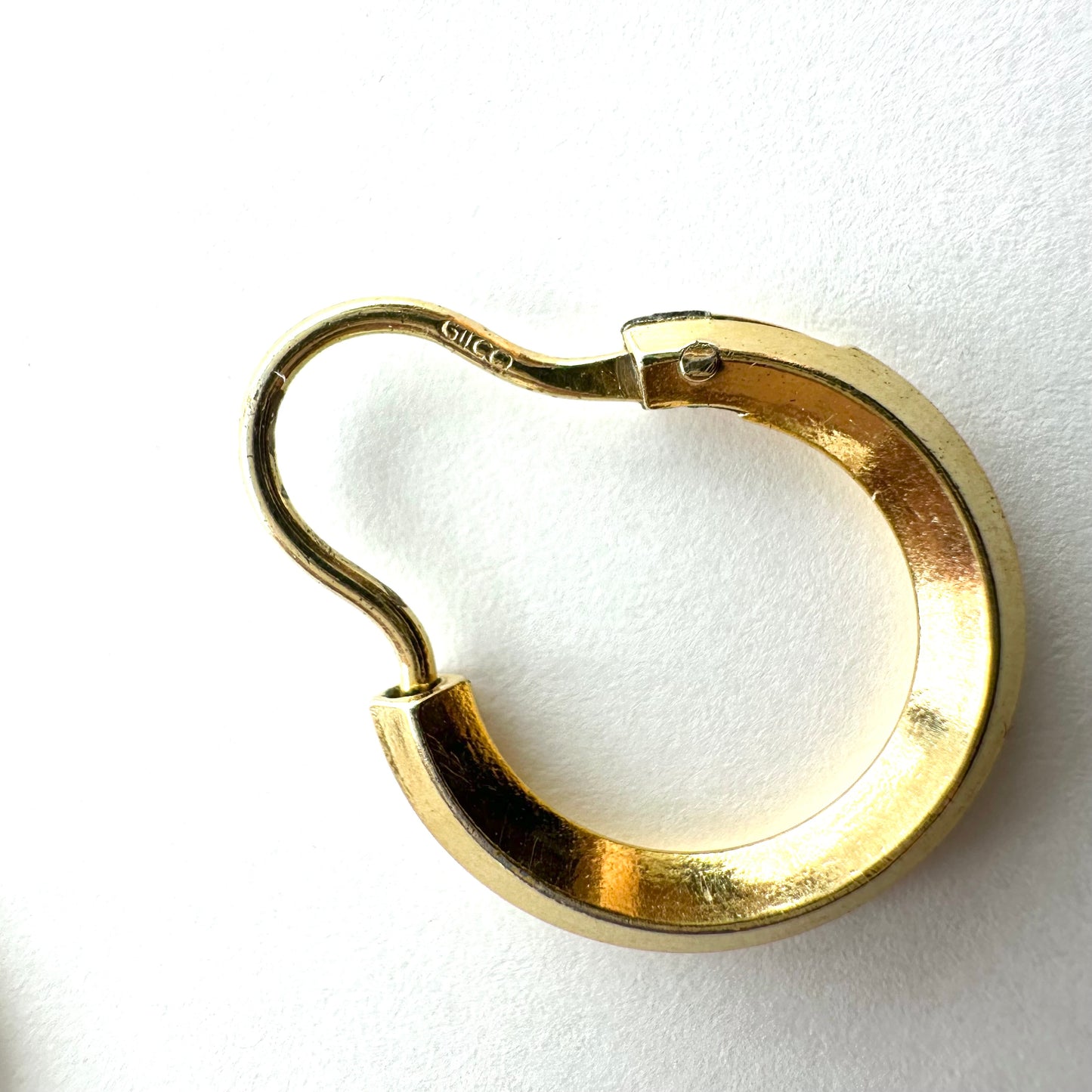 ロールドゴールド フープピアス