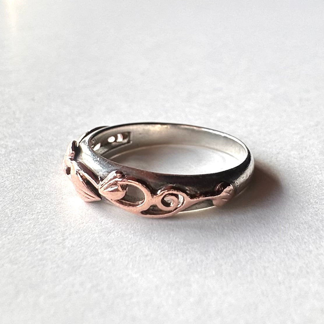 Clogau ウェルシュゴールド＆スターリングシルバー ツリーオブライフ リング 13号