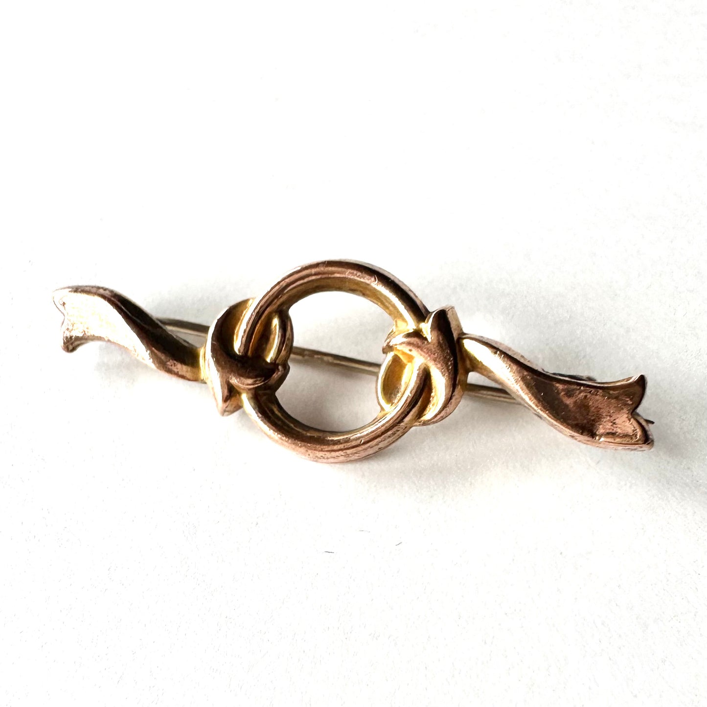 アンティーク リボンモチーフ ブローチ