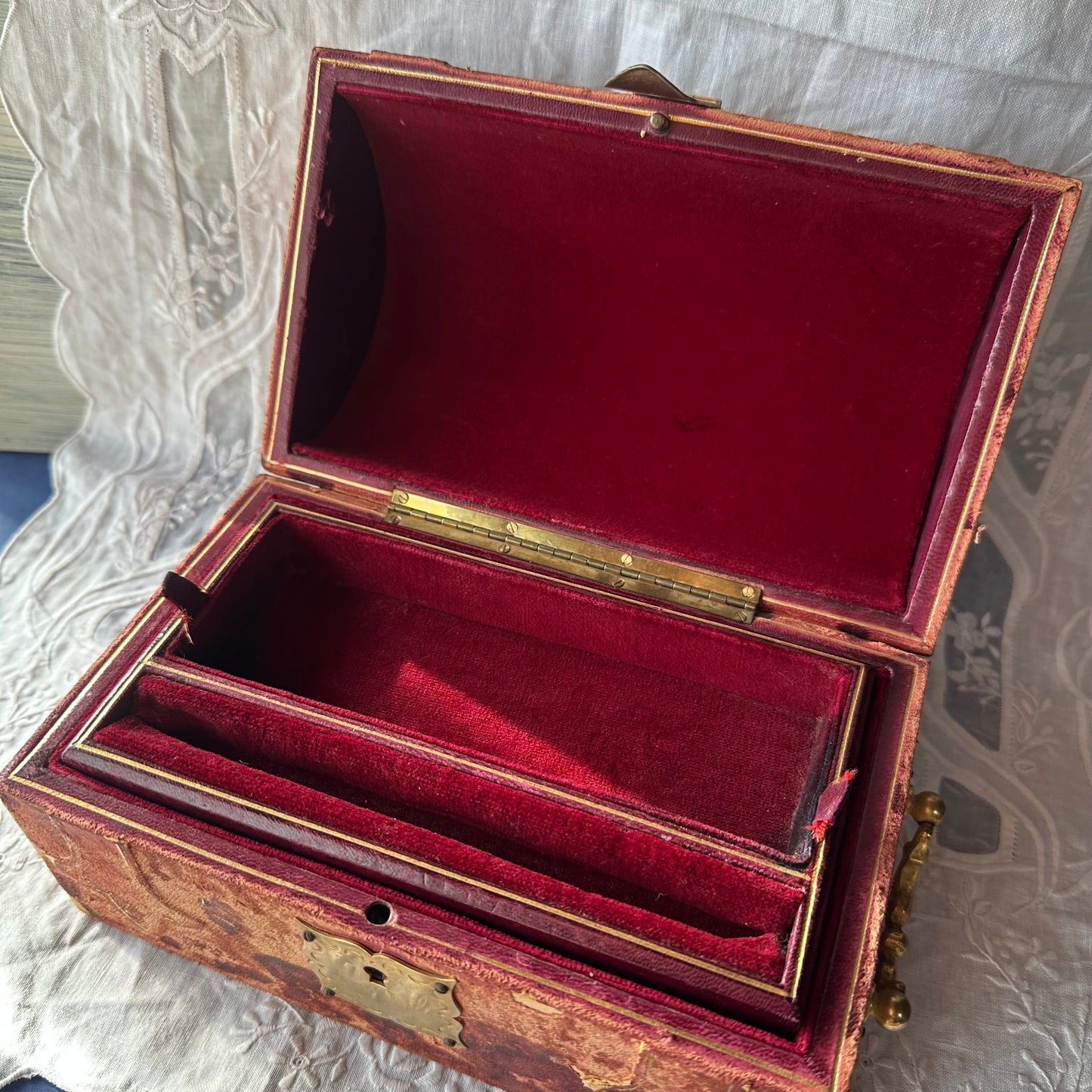 アンティークジュエリーボックス LL