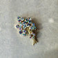 アイリスグラス フラワーブーケブローチ