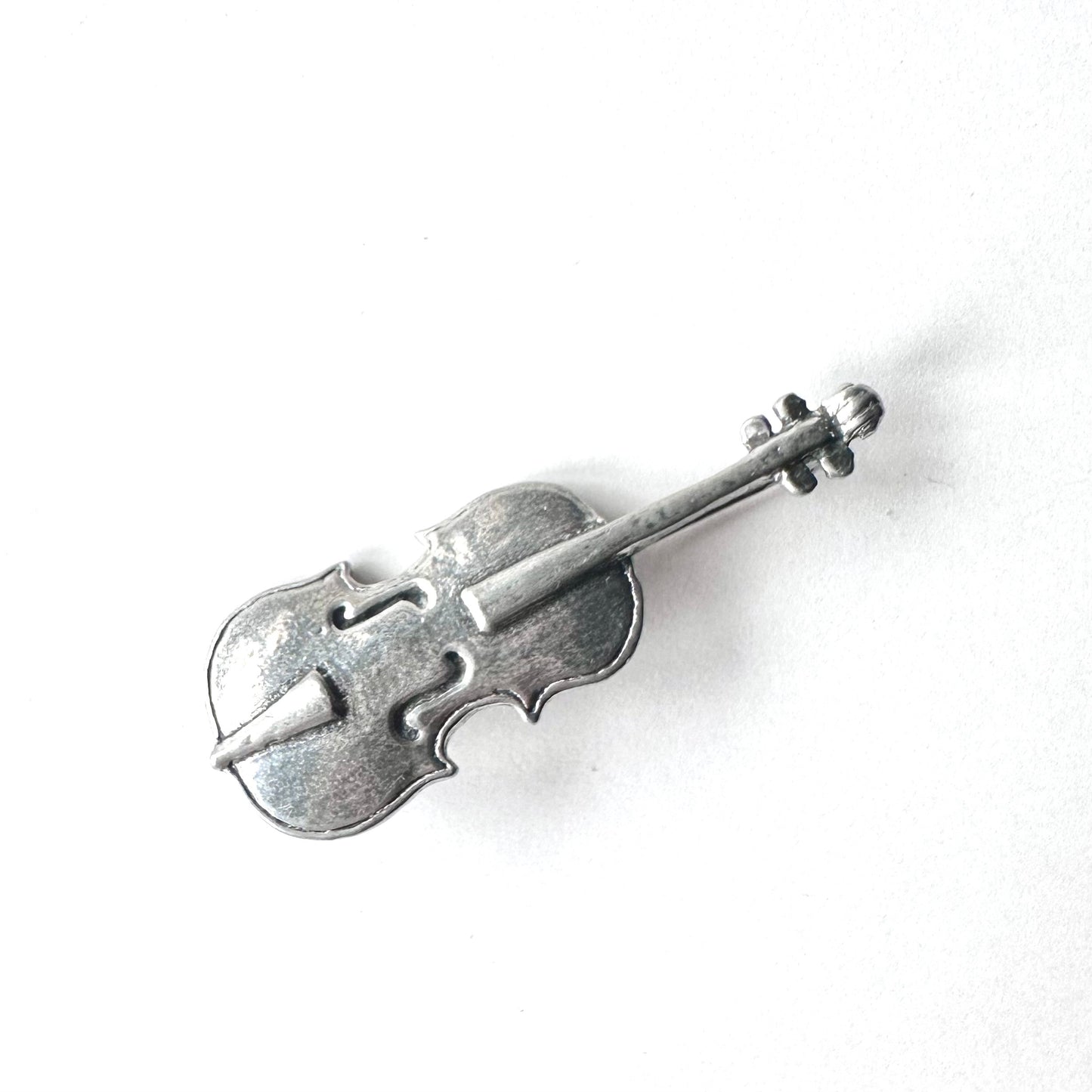 Albany Pewter バイオリン ブローチ