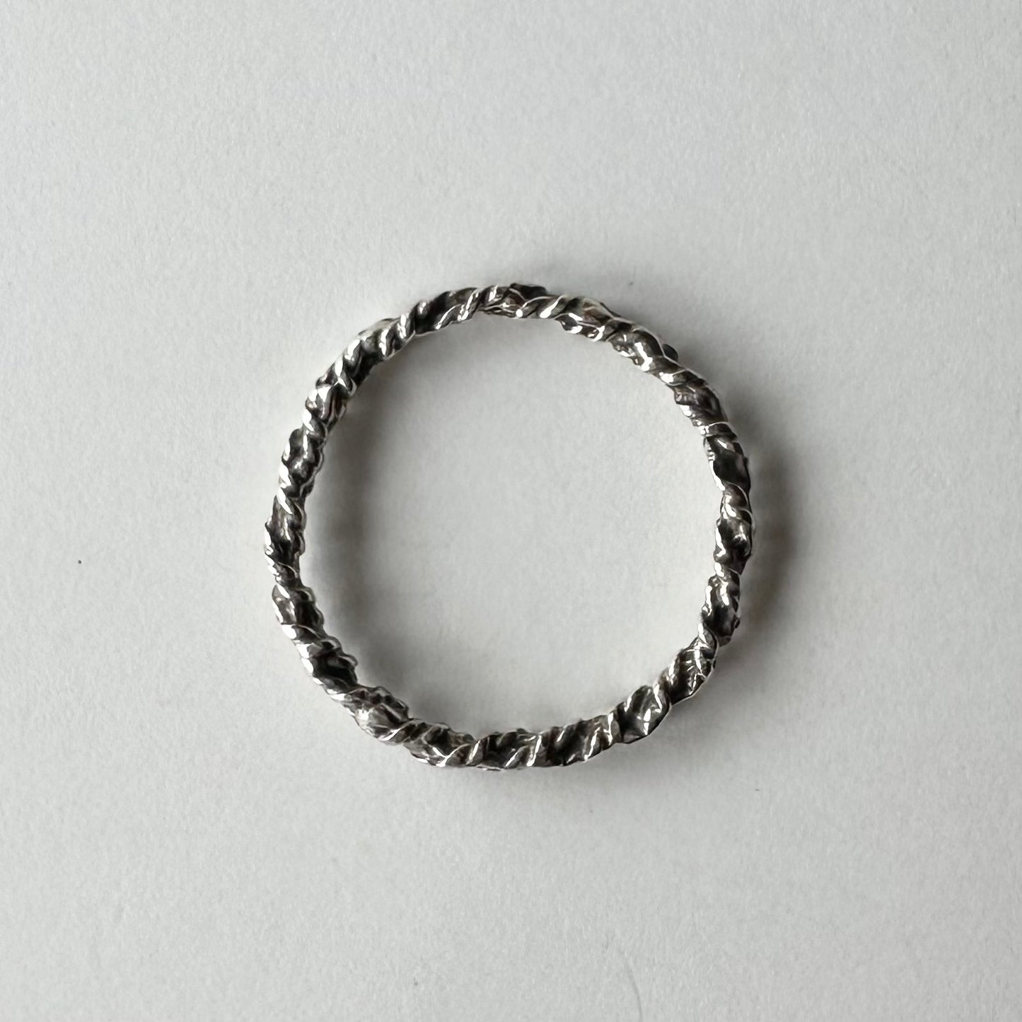 シルバー ツイストロープ リング 13.5号