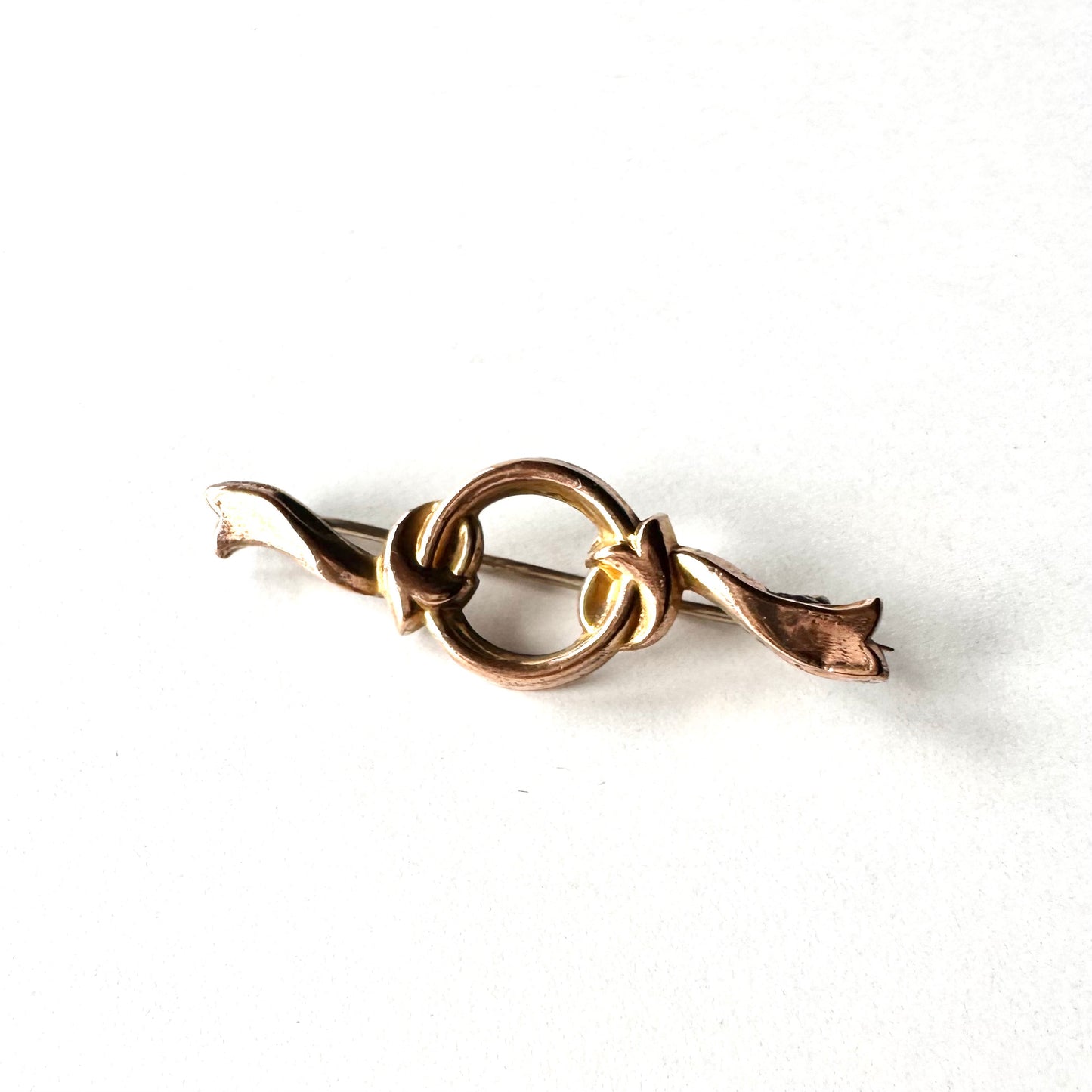 アンティーク リボンモチーフ ブローチ