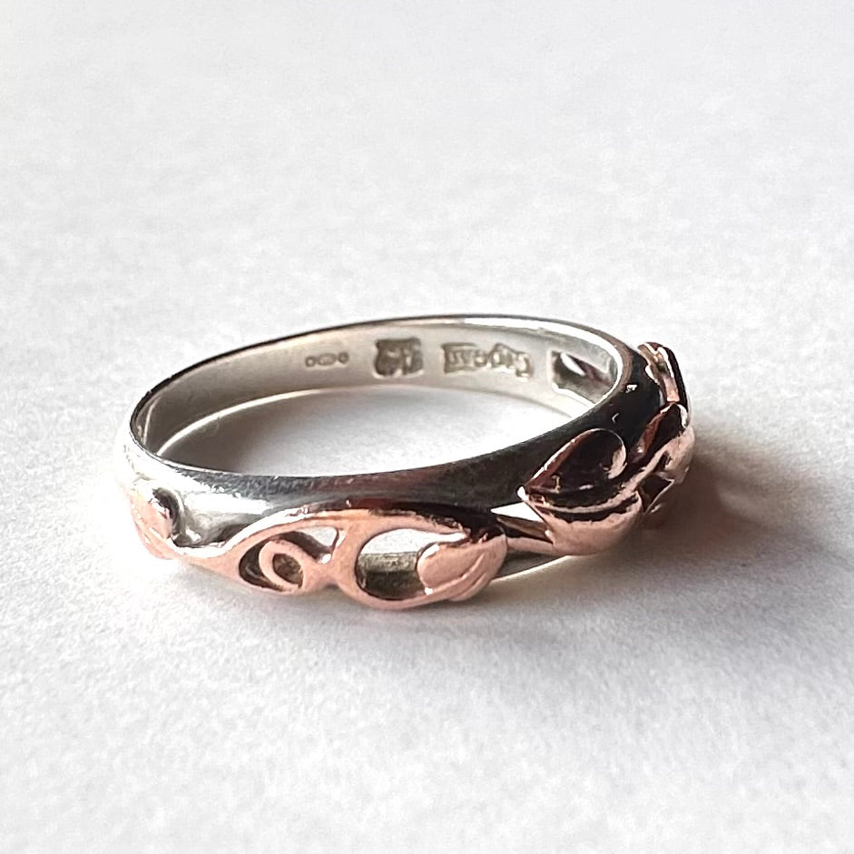 Clogau ウェルシュゴールド＆スターリングシルバー ツリーオブライフ リング 13号