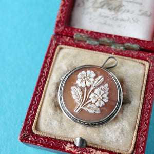 カメオ　14金　フラワーモチーフ カメオ 14金 フラワーモチーフ カメオ 14金 フラワーモチーフ