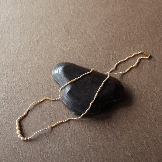 グラスパール バレルクラスプ ネックレス