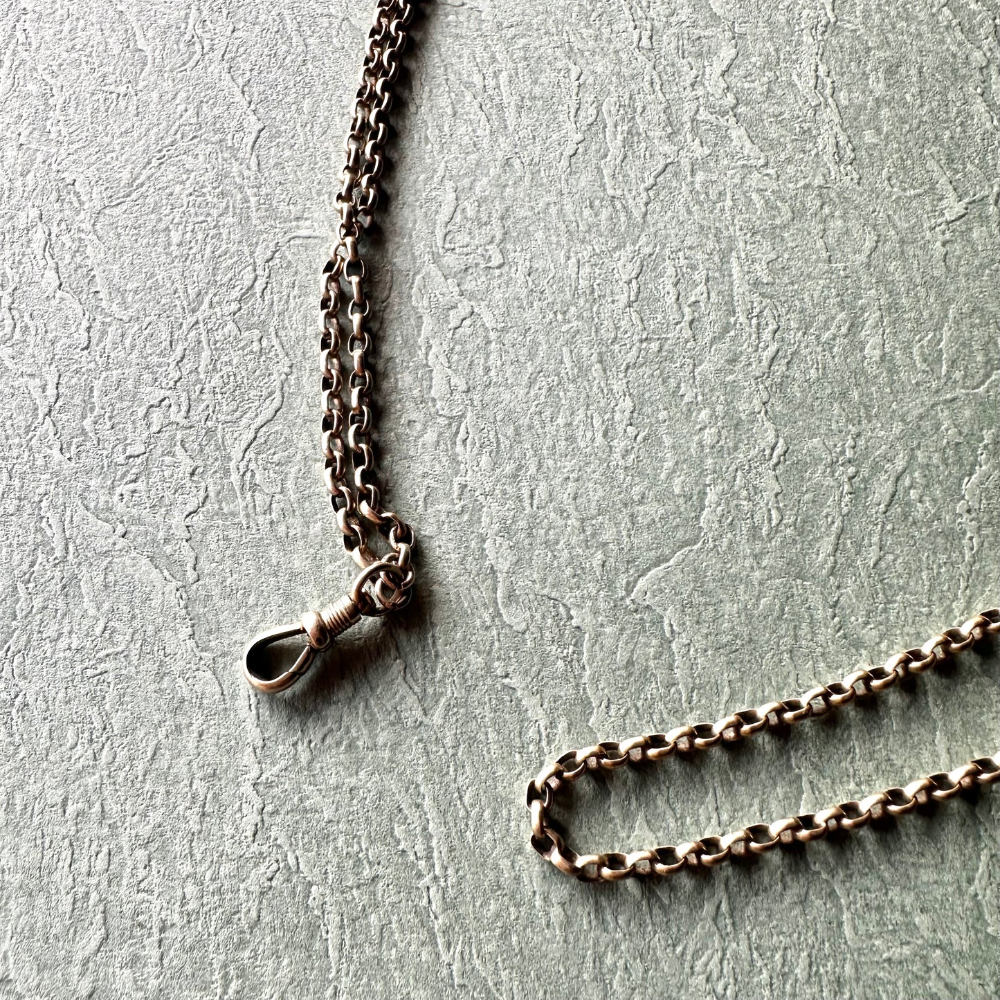 ヴィクトリアン ロングガードチェーン ドッグクリップ付