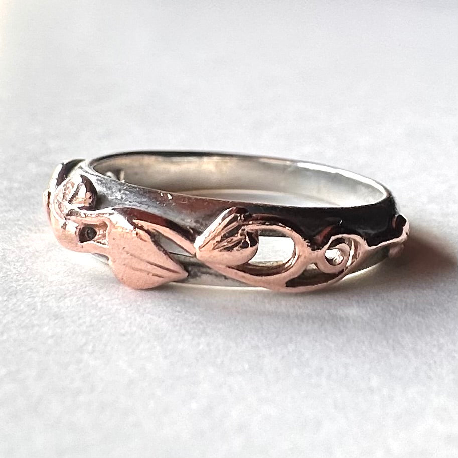 Clogau ウェルシュゴールド＆スターリングシルバー ツリーオブライフ リング 13号