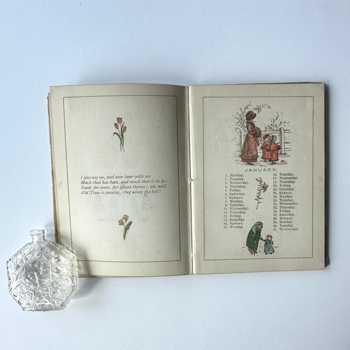 アンティークブック ALMANACK for 1883 KATE GREENAWAY