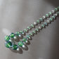 ブルー×グリーン ウラングラス ネックレス