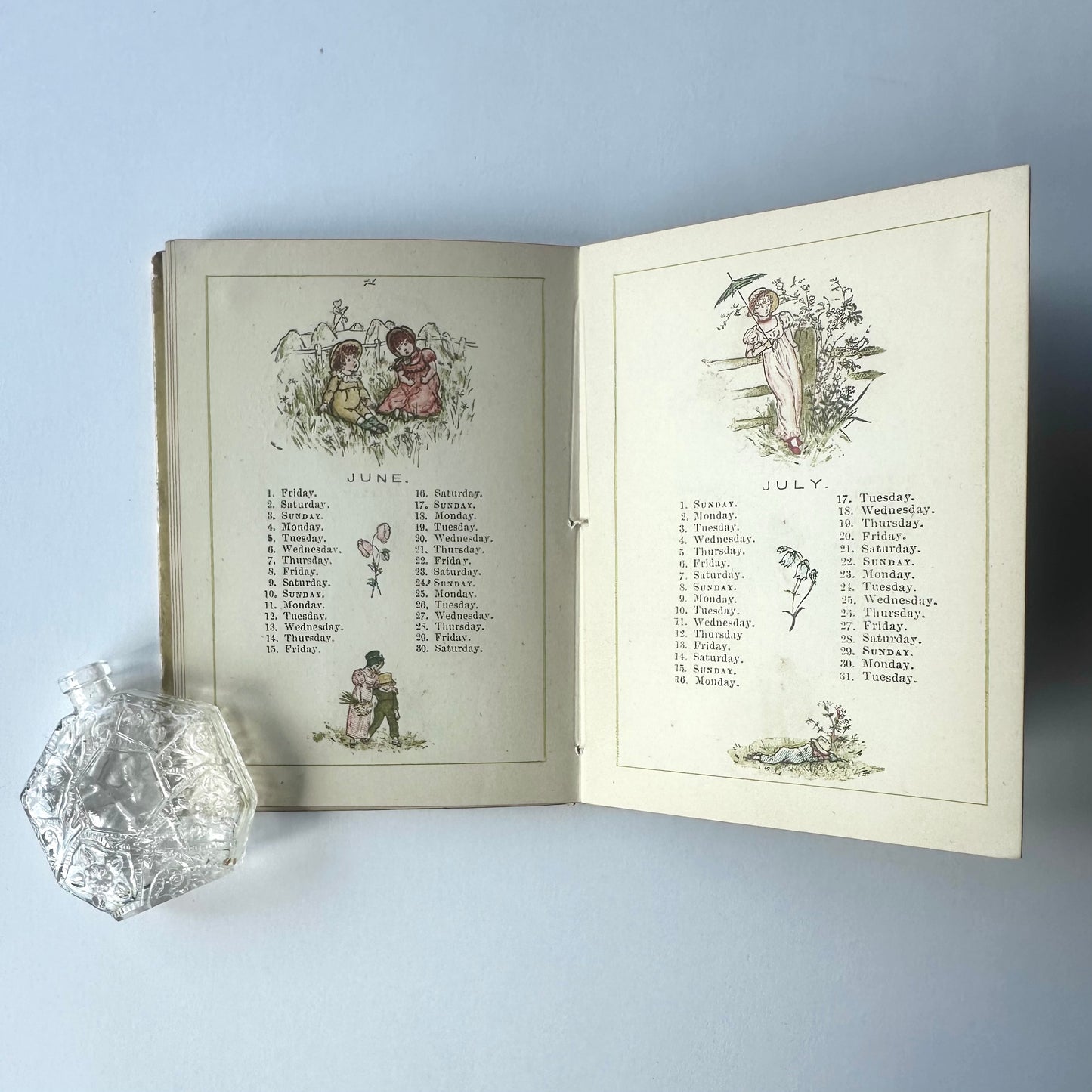 アンティークブック ALMANACK for 1883 KATE GREENAWAY