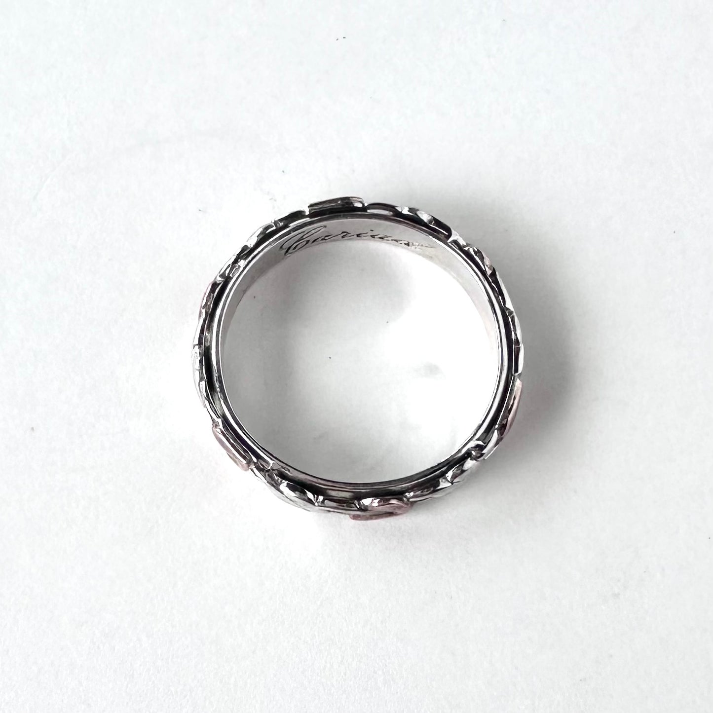 Clogau ウェルシュゴールド＆スターリングシルバー エタニティリング 14.5号