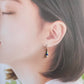 ナチュラルパール＆エナメル　ベル　ピアス
