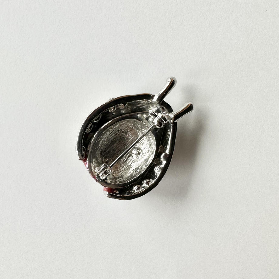 レディバグ　ブローチ( silver)